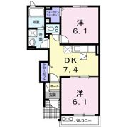 フーガ津屋崎IIの間取り画像