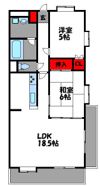 リファレンス箱崎の間取り画像