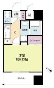 DSタワー大博通りの間取り画像