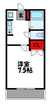 ニューサンコーポの間取り画像