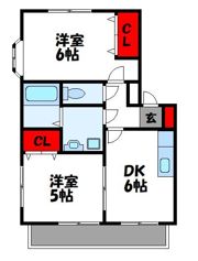 ルートピア古賀の間取り画像