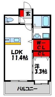 東福間駅前バモスの間取り画像