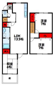 テラスハウス青葉の間取り画像