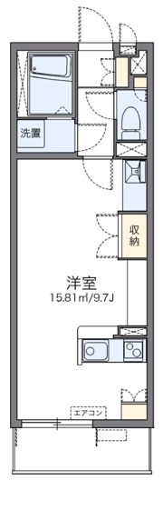 レオネクスト天神南の間取り画像