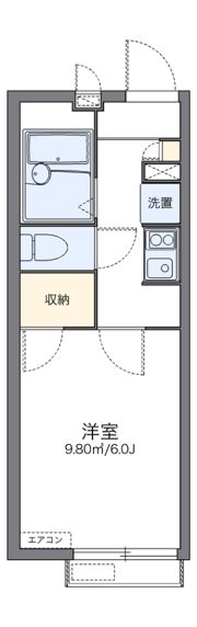 レオパレス華の間取り画像