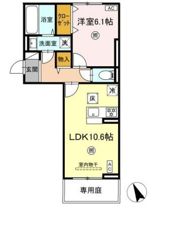 シエル原田の間取り画像