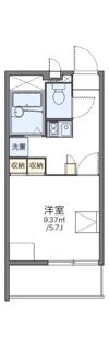 レオパレス月隈南の間取り画像