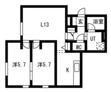 La Kasa Yumachi1321の間取り画像