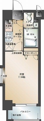 エンクレスト六本松の間取り画像