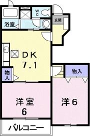 シャン・ド・フル－ル IIの間取り画像