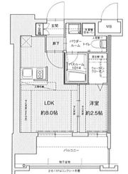 ドゥーエ赤坂の間取り画像
