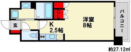 RJRプレシア南福岡の間取り画像