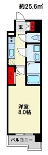 S-RESIDENCE大橋FLUSSの間取り画像