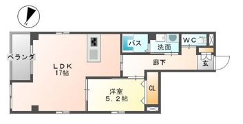 アーバンブルー藤の間取り画像