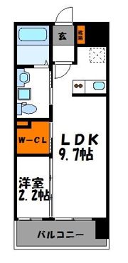 グランフォーレ大名プレミアの間取り画像