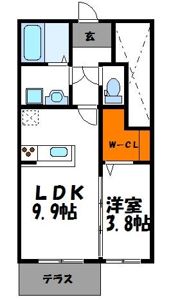 ヘキラン天神の間取り画像