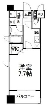 エンクレスト天神シティの間取り画像