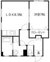 ハイウッド美野島の間取り画像