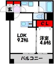 ビータコモダ博多の間取り画像