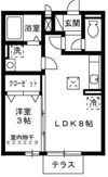 ロイヤルコート東那珂の間取り画像