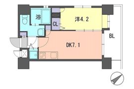 ドゥーエ平尾の間取り画像