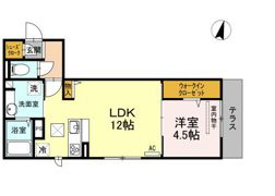 D-room別府駅前の間取り画像