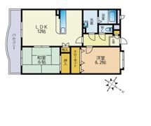 サンパティーク菜の花の間取り画像