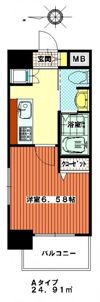 ステイツ姪浜駅前の間取り画像