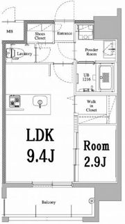 エンクレスト天神LARKの間取り画像