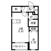 ソルヴェール馬出の間取り画像
