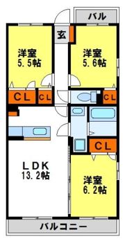 グランツの間取り画像