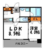 アクタス薬院IIIの間取り画像