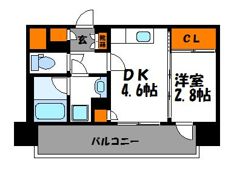 Modern Palazzo 警固（モダンパラッツォ警固）の間取り画像