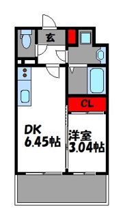 グランフォーレ箱崎ステーションプラザの間取り画像
