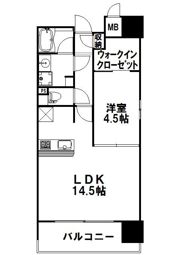アソシアグロッツォタイムズ・スイート博多の間取り画像