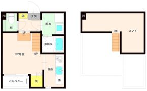 ハーモニーテラス土井の間取り画像