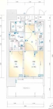 グランフォーレ箱崎アネックスの間取り画像