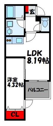 ヴェルジュ新宮グランスイートの間取り画像