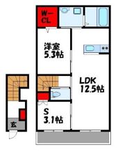 レジデンス天神の間取り画像