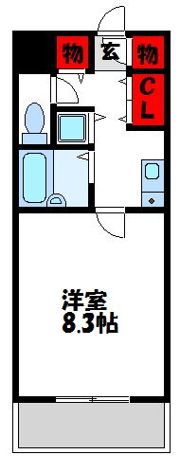 ルプレ今の庄の間取り画像
