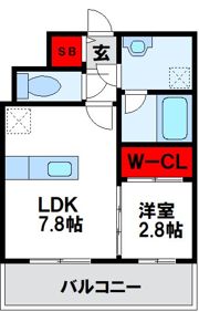 グランフォーレプライム千早の間取り画像