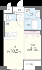 プレミアムワンの間取り画像