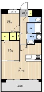 LIBTH上牟田EASTの間取り画像