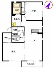 シャーメゾン空港南参番館の間取り画像