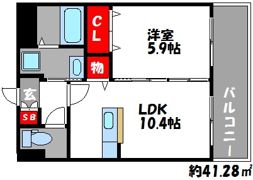 リヴェール和白丘の間取り画像