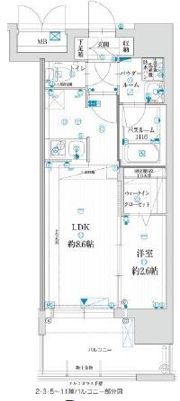 グランフォーレ博多駅東スタイルの間取り画像