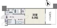 S-FORT福岡県庁前の間取り画像
