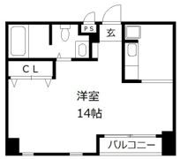 ウイングコート藤崎の間取り画像