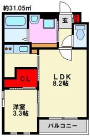 リアンレガーロ高宮ステーションの間取り画像