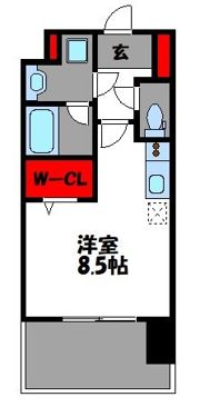 ブランシエスタ千早RJRの間取り画像